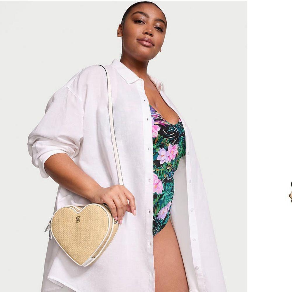 Victorias Secret Heart Crossbody Bag